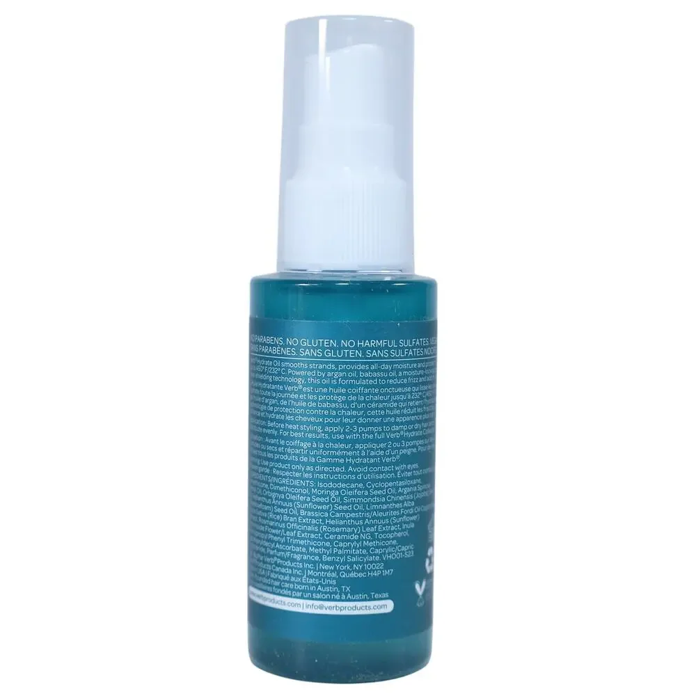 Verb Hydrate Hair Oil - 60ml / 2 fl oz - NWT